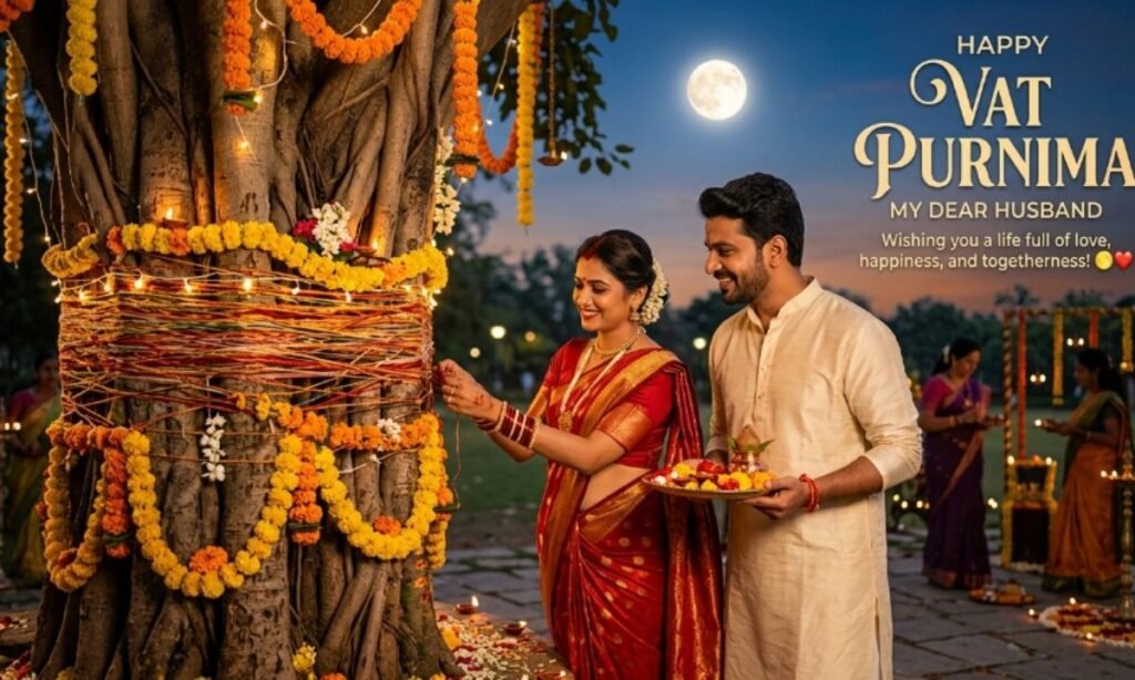 Happy Vat Purnima wishes to husband