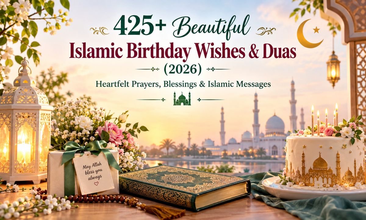 400+ Beautiful Islamic Birthday Wishes & Duas (2026) Heartfelt Prayers, Blessings & Islamic Messages